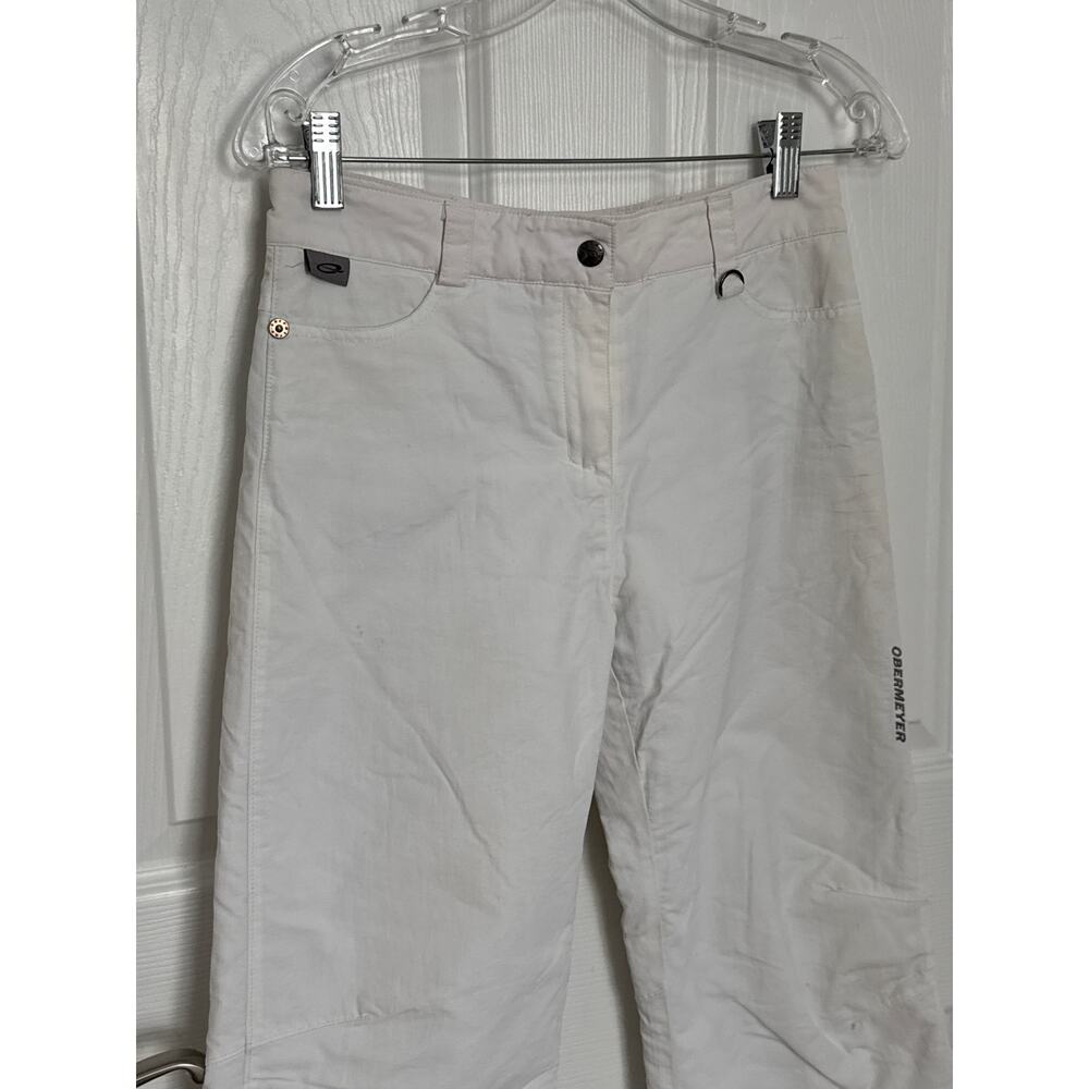 Obermeyer Hydro Block white youth ski snowboard pants youth 12 years - Picture 4 of 14